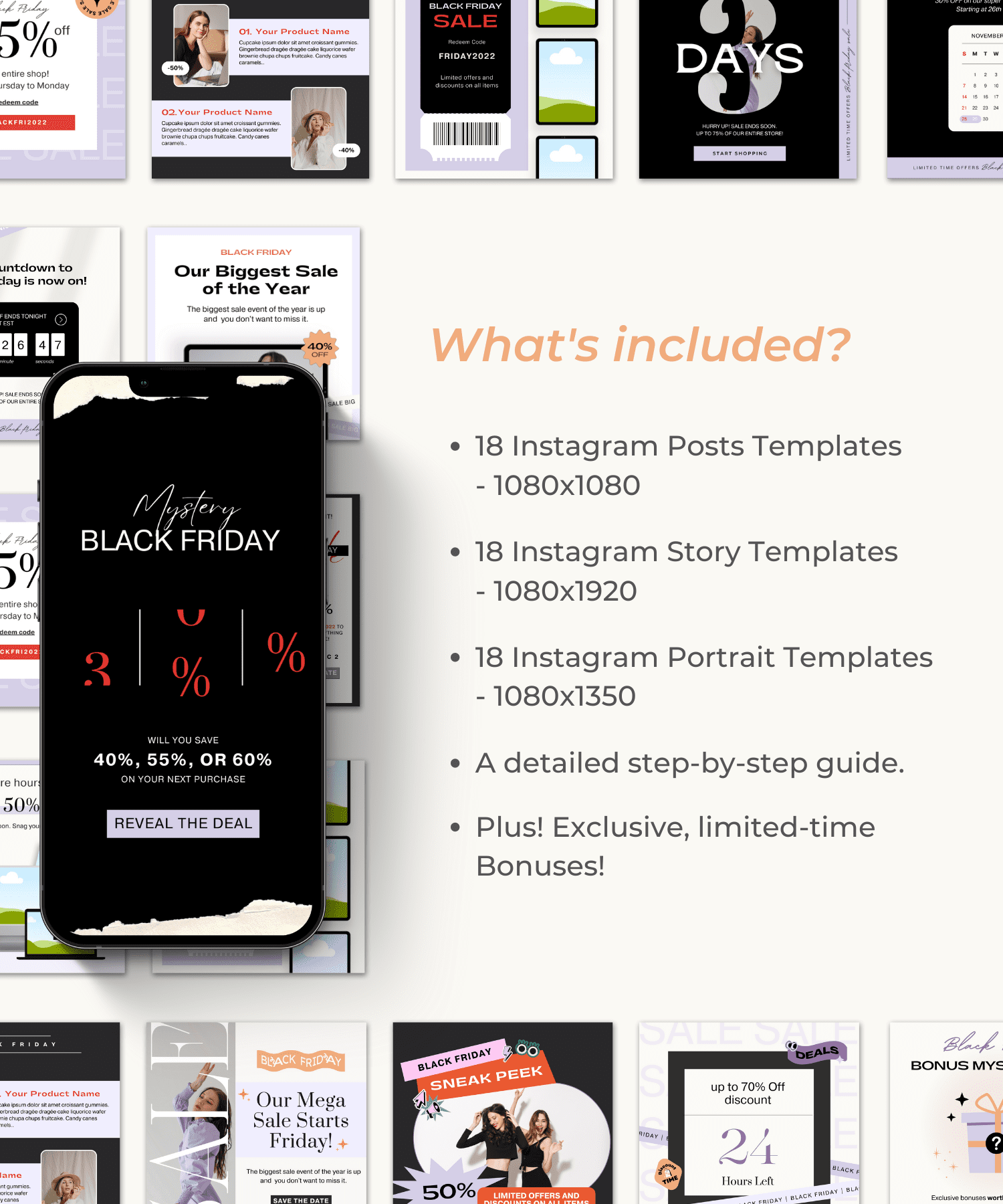  Black Friday Canva Templates The Charming Chic