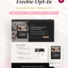 Sienna | Freebie Opt-In Elementor Template
